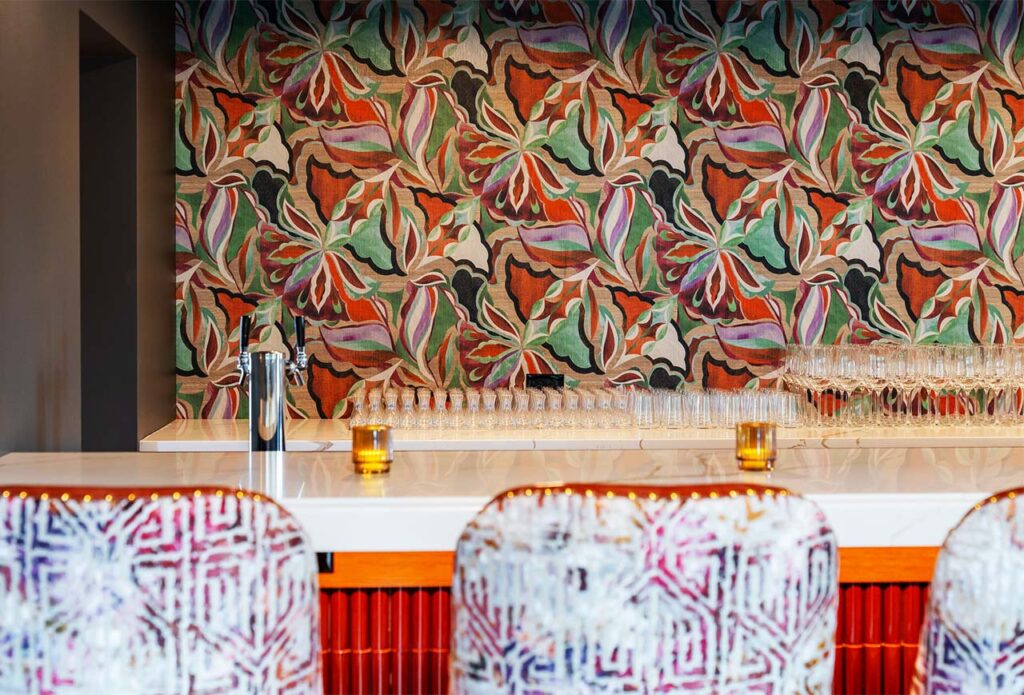 wallpaper inside the CRU Club